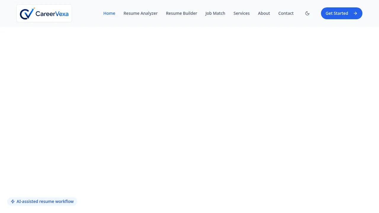 CareerVexa — CareerVexa application homepage