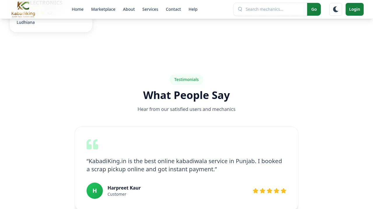Kabadiking — Customer testimonials