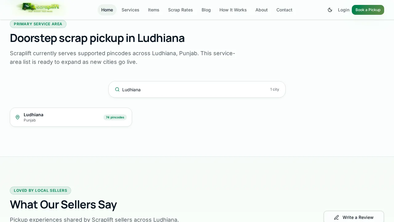 ScrapLifts — Pickup locations and customer reviews