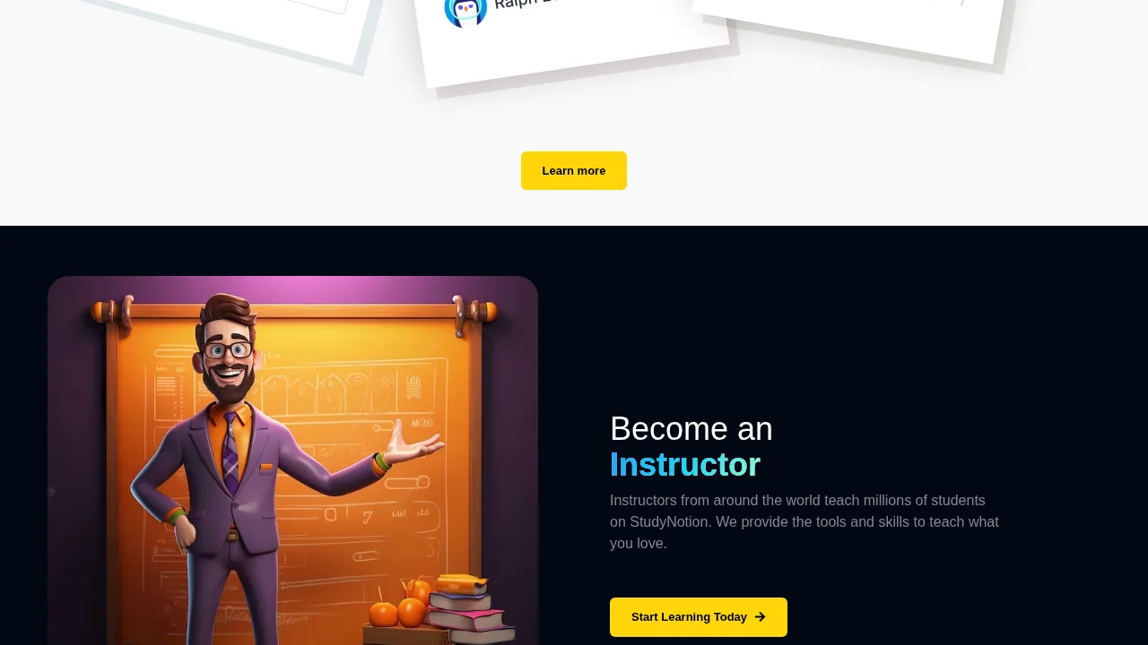 Study Notion — Instructor programme